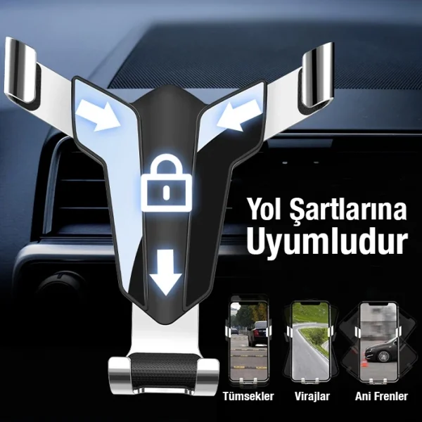 ALLY Araç Havalandırma Bölmesi  Telefon Tutucu Big Swordman-(5775)