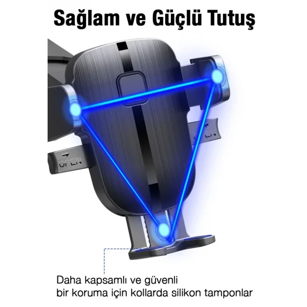 Ally B073 Araç İçi Havalandırma Telefon Tutucu-(5775)