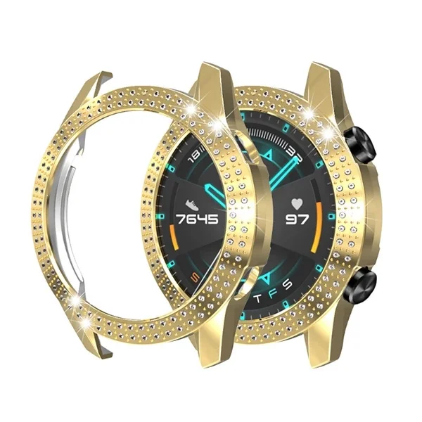 ALLY Huawei GT2 46mm Diamond Taş İşlemeli Bumper Kılıf-(5775)