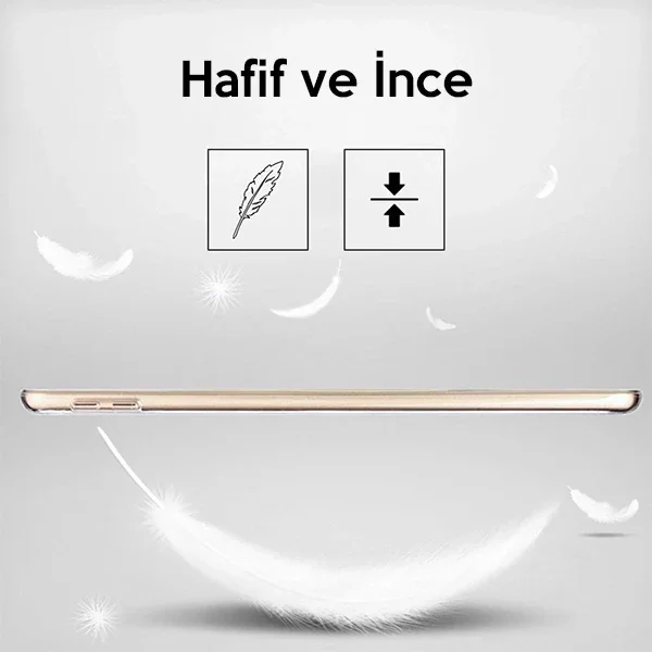 Ally İPad 9.7 2018 İPad 9.7 2017 Şeffaf Tpu Soft Silikon Kılıf-(5775)