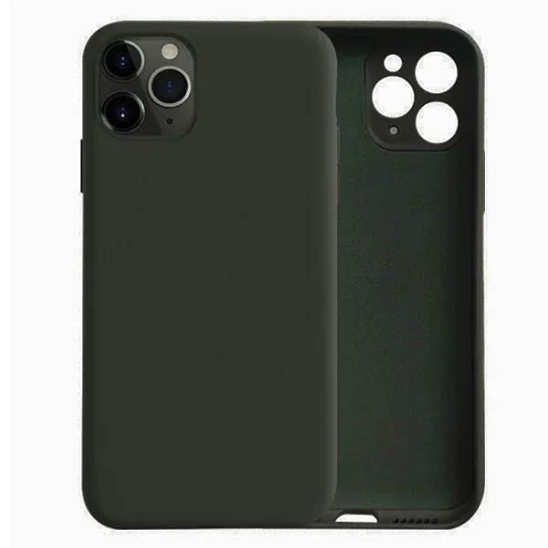 ALLY İPhone 11 Pro Kamera Korumalı Lansman Kılıf İçi Kadife Silikon Kılıf-(5775)