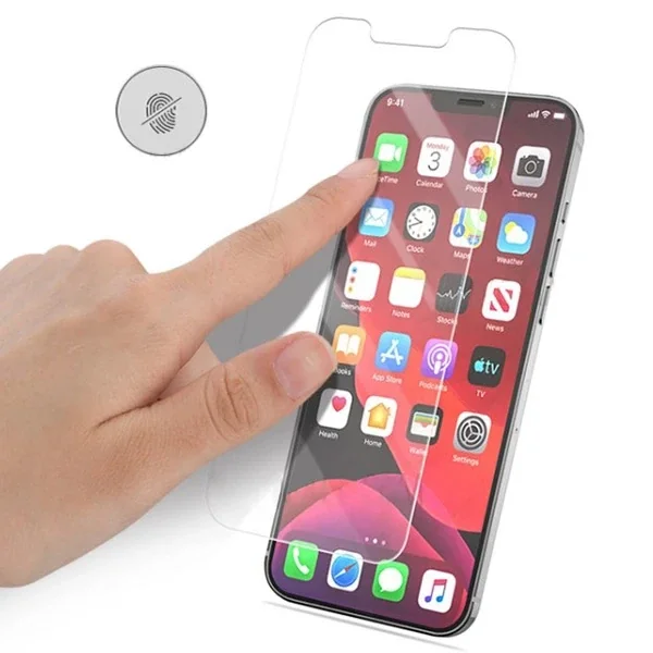 ALLY İPhone 12/12 Pro 6.1 Matte HD Tempered Cam Ekran Koruyucu-(5775)