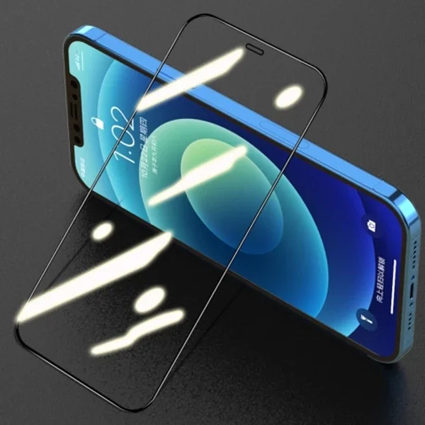 ALLY İPhone 12 Pro Max 5D Kavisli Full Tempered Cam Ekran Koruyucu-(5775)