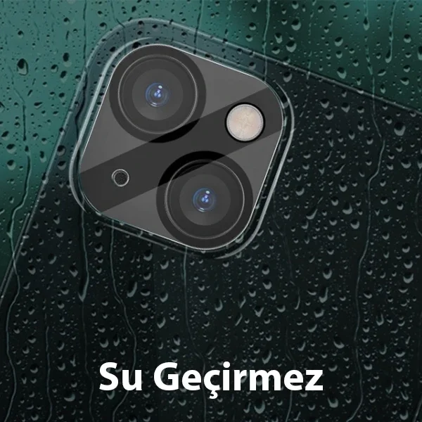 ALLY İPhone 13-13 Mini 3D Full Tempered Glass Cam Kamera Koruyucu-(5775)