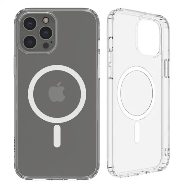 ALLY iPhone 13 Pro Magsafe Uyumlu Manyetik Kılıf Silikon Kılıf-(5775)
