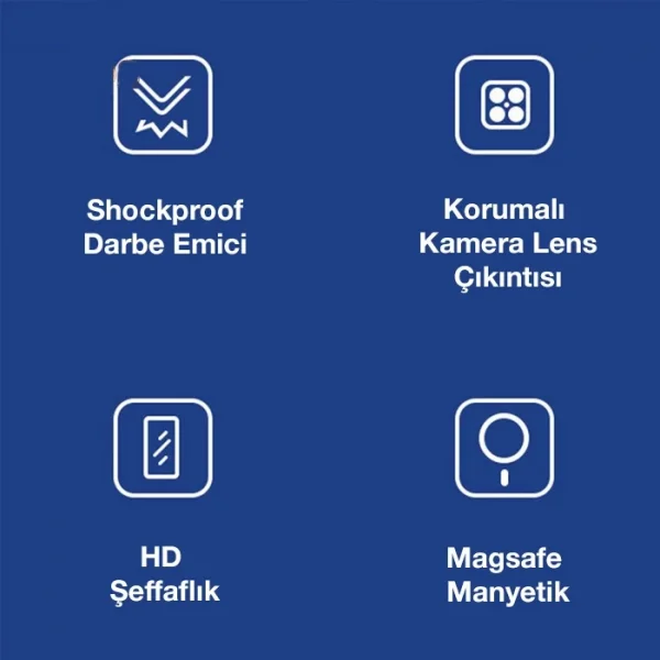 ALLY iPhone 13 Pro Magsafe Uyumlu Manyetik Kılıf Silikon Kılıf-(5775)