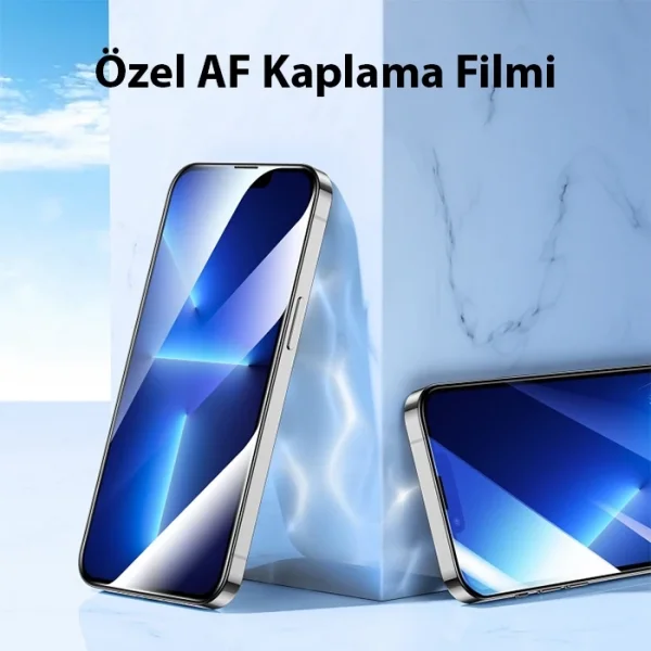 Ally iPhone 14 Pro Max Full Hd Kırılmaz Cam Ekran Koruyucu-(5775)
