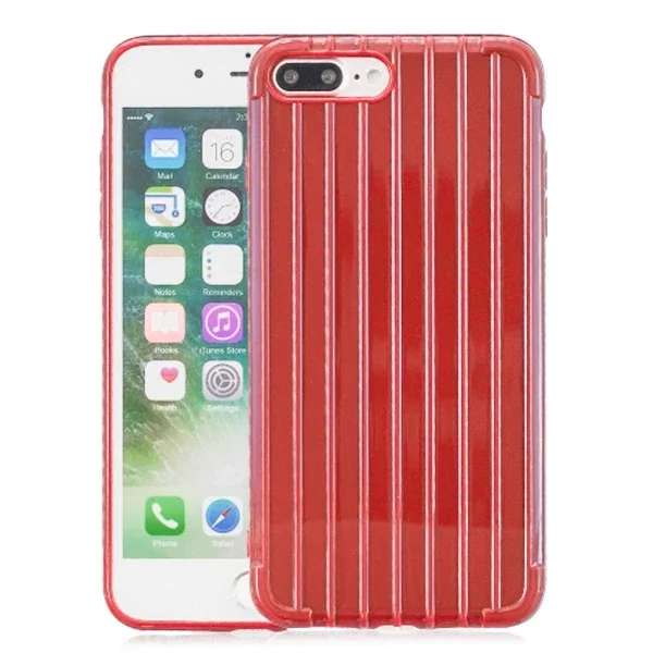 Ally iPhone 8 Plus 7Plus Trunk Lines ince Soft Silikon Kılıf-(5775)