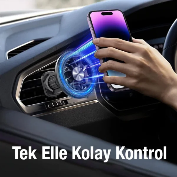 ALLY ML-216 MagSafe Araç İçi Havalandırma Telefon Tutucu-(5775)