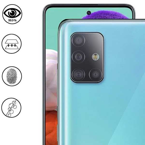 Ally Samsung Galaxy M51 Tempered Cam Kamera Koruyucu-(5775)