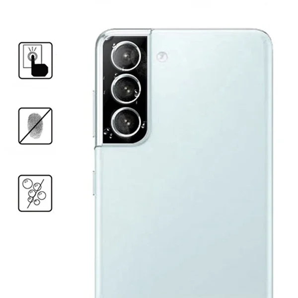 ALLY SM Galaxy S21+Plus HD 3D Full Tempered Cam Kamera Koruyucu-(5775)