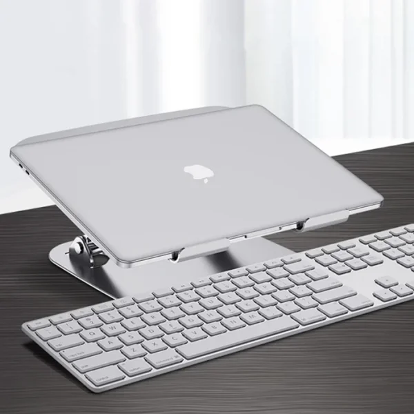 Ally  T602 Ayarlanabilir Katlanır Isı Havalandırmalı Alüminyum Laptop Standı-(5775)