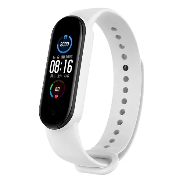 ALLY Xiaomi Band 5 Akıllı Bileklik İçin Silikon Kayış Kordon-(5775)