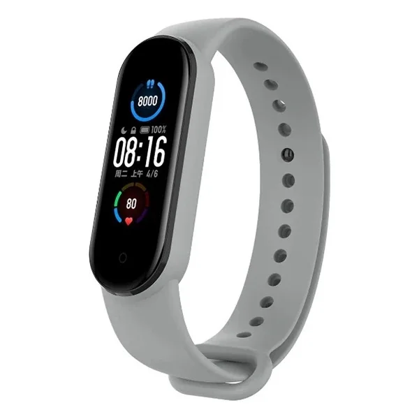 ALLY Xiaomi Band 5 Akıllı Bileklik İçin Silikon Kayış Kordon-(5775)