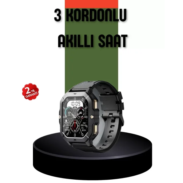 AMOLED Ekranlı Akıllı Saat 10 Gün Pil Ömrü
