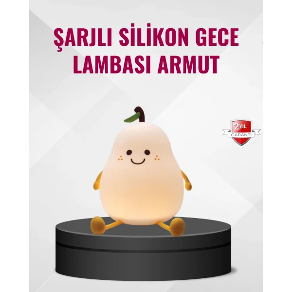 Armut Gece Lambası USB Şarjlı Ayarlanabilir LED Işık