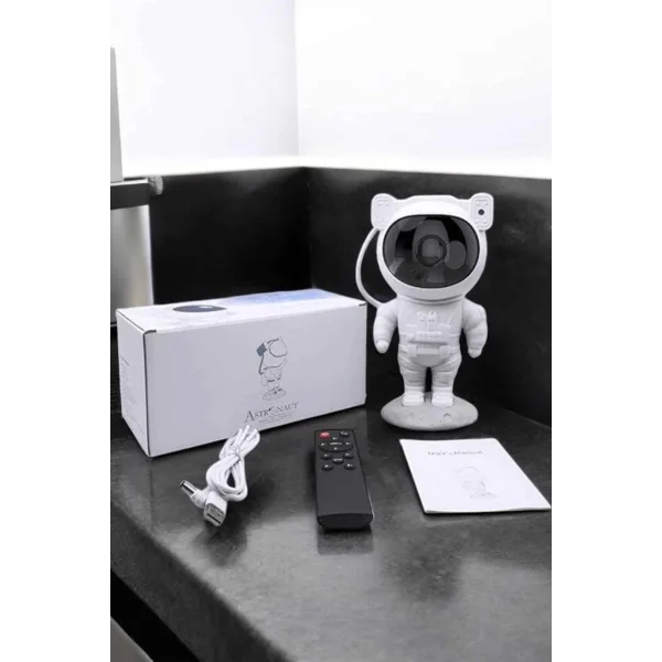 Astronot Görünümlü Projeksiyon Speaker Taşınabilir