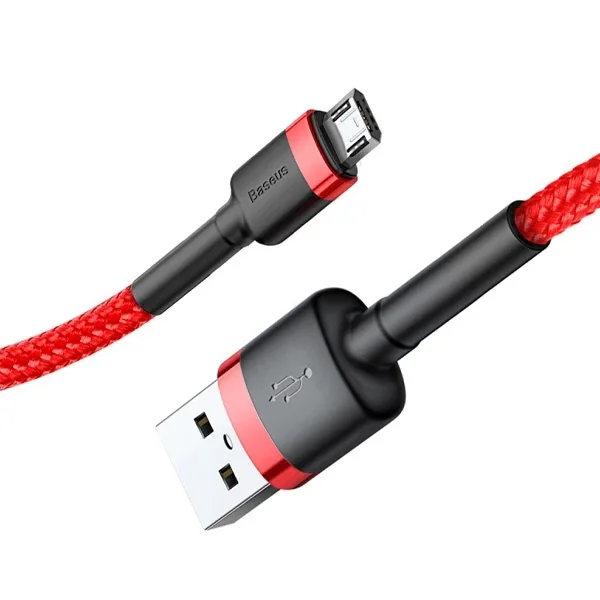 Baseus Cafule Micro Usb 1metre 2.4a Hızlı Şarj Halat Usb Kablo-(5775)
