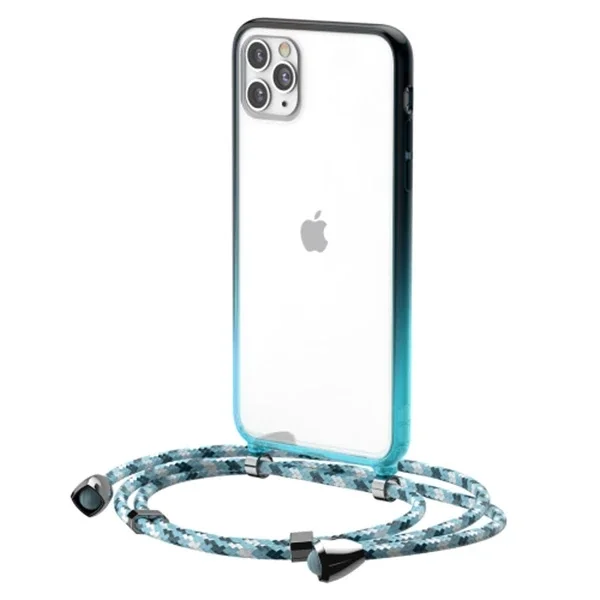 Baseus Element Crossbody Protective iPhone 11 Pro Max 6.5 Askılı Koruyucu Silikon Kılıf-(5775)