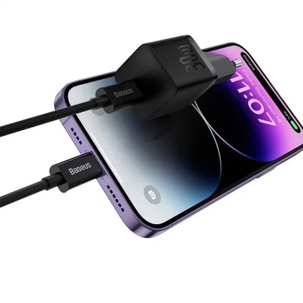 Baseus GaN5 Series 30W PD Ultra Hızlı Type-C Şarj Aleti Mini Adaptör-(5775)
