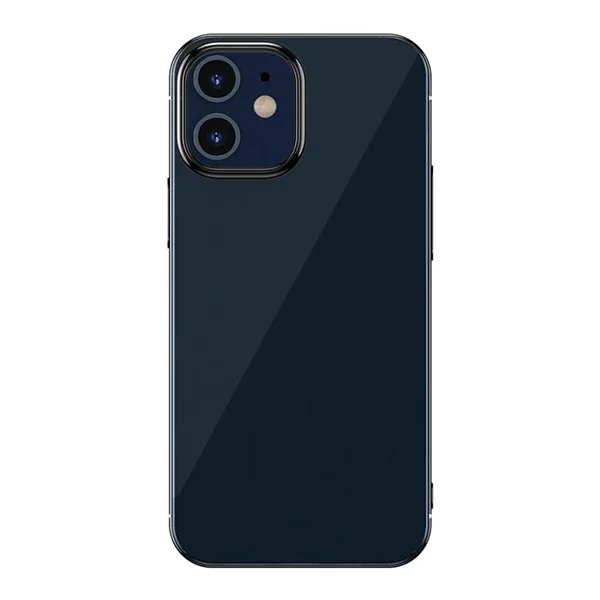 Baseus Glitter Case İPhone 12 Mini 5.4  Şeffaf Lüx Silikon Kılıf Soft TPU Kılıf-(5775)