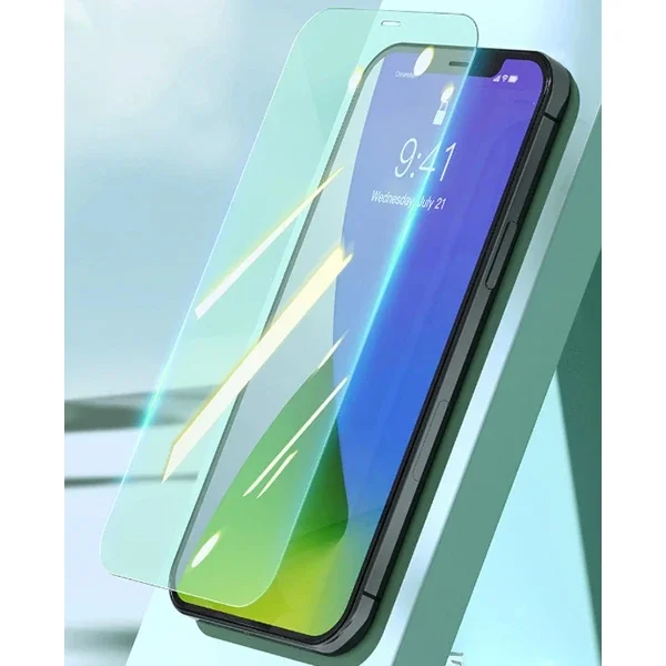 BASEUS İPhone 12 Mini 0.30mm Full Tempered Cam Ekran Koruyucu 2Set Anti-Bluelight-(5775)