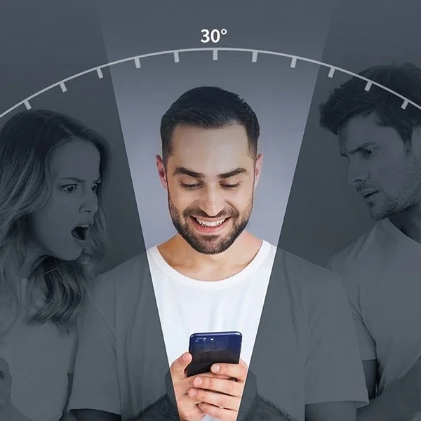 Baseus İPhone 12 mini 03mm Anti Spy Tempered Cam Ekran Koruyucu 2 Adet Set-(5775)