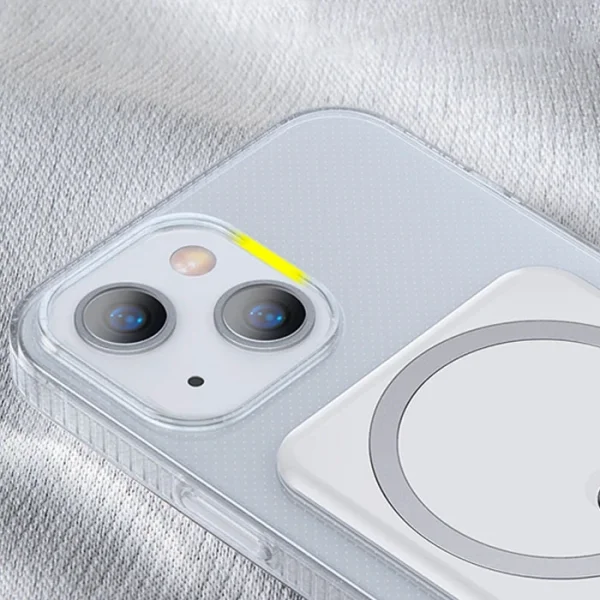 Baseus iPhone 13 6.1inç Manyetik Magsafe Standlı Silikon Kılıf-(5775)