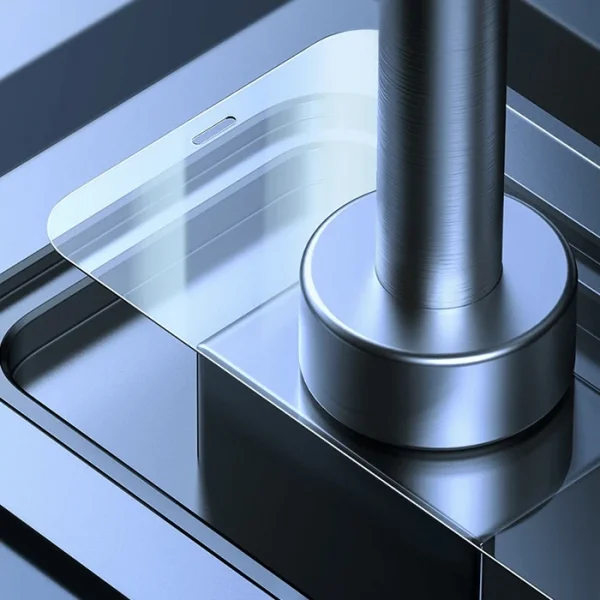 Baseus iPhone 15 Plus Corning Serisi Silikon Kılıf + Tempered Ekran Koruyucu Set-(5775)