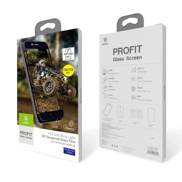 Baseus İPhone 6/ 6S 3D Full Kaplama Kırılmaz Cam Ekran Koruyucu-(5775)