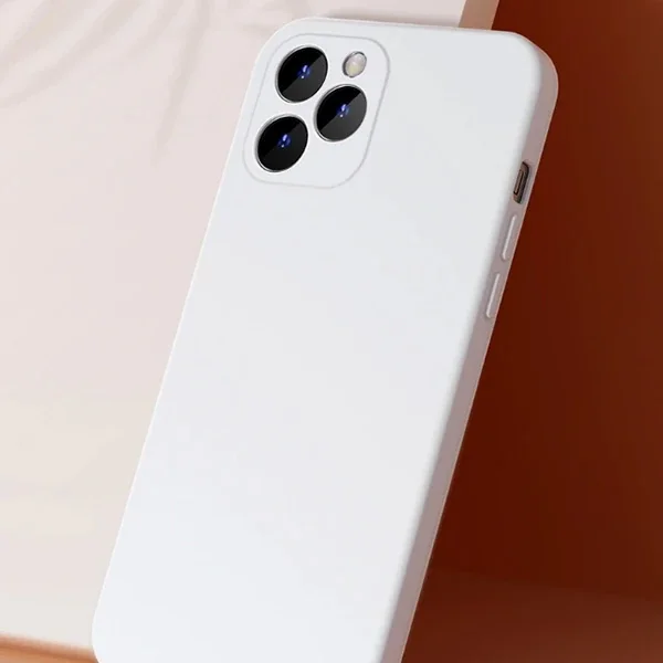 Baseus Liquid Silica Gel iPhone 12 Pro 6.1 Kılıf Ultra Koruma Silikon Kılıf-(5775)