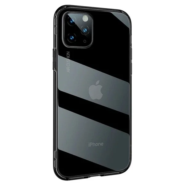 Baseus Safety Airbags İPhone 11 Pro 5.8   Şeffaf Darbe Emici Slikon Kılıf-(5775)