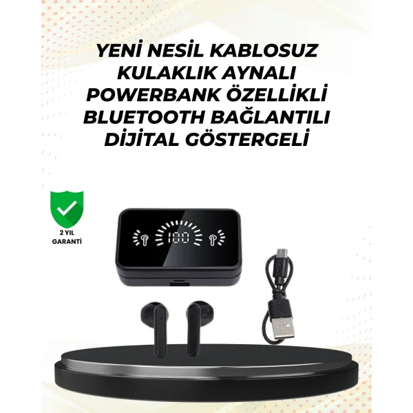 Bluetooth 5.1 Destekli  bluetooth kulaklık – ANC ve Stereo Sesli
