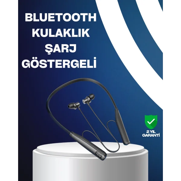 Bluetooth 5.3 Boyun Bantlı Kulaklık – Oyun ve Müzik Modu SD Kart Desteği