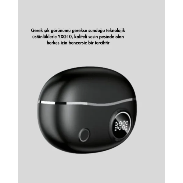 Bluetooth 5.4 Kablosuz Kulaklık – Açık Kulak Güvenli Tasarım ve Hızlı Şarj Özelliği