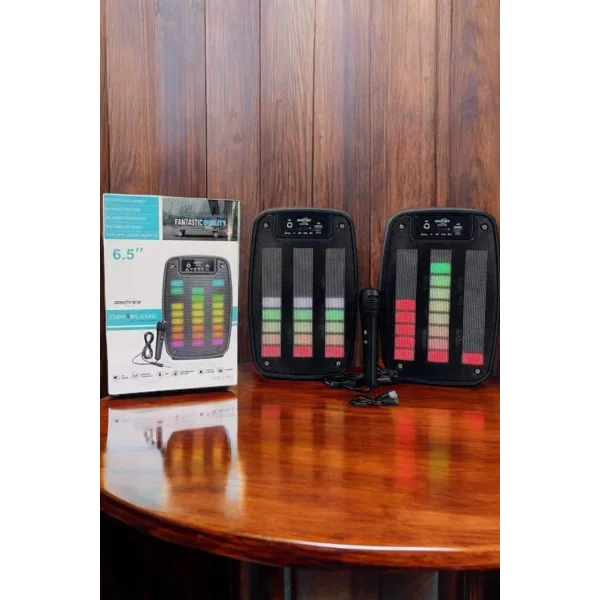 Bluetooth  Hoparlör Mikrofonlu Speaker Taşınabilir Şarjlı