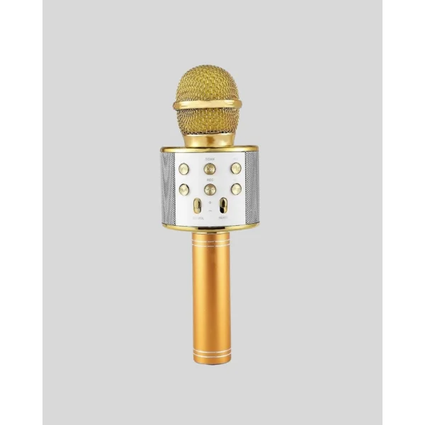 Bluetooth Karaoke Mikrofon Şarjlı Uzun Pil Ömürlü Çok Fonksiyonlu