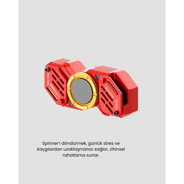 Bluetooth Müzikli Spinner – Stres Azaltıcı Işıklı ve Dayanıklı Tasarım
