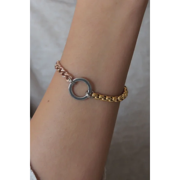 Çelik Mix Renk Kadın Bileklik
