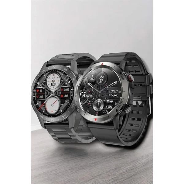 Çift Kordonlu Yüksek Çözünürlüklü Akıllı Saat Uyku İzleyici & Spor Modları