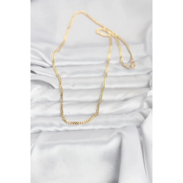 CM 14K Gold Renk 60 cm Zincir Kadın Kolye