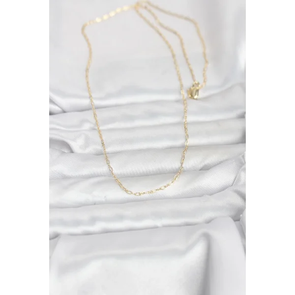 CM 14K Gold Renk 60 cm Zincirli Kadın Kolye