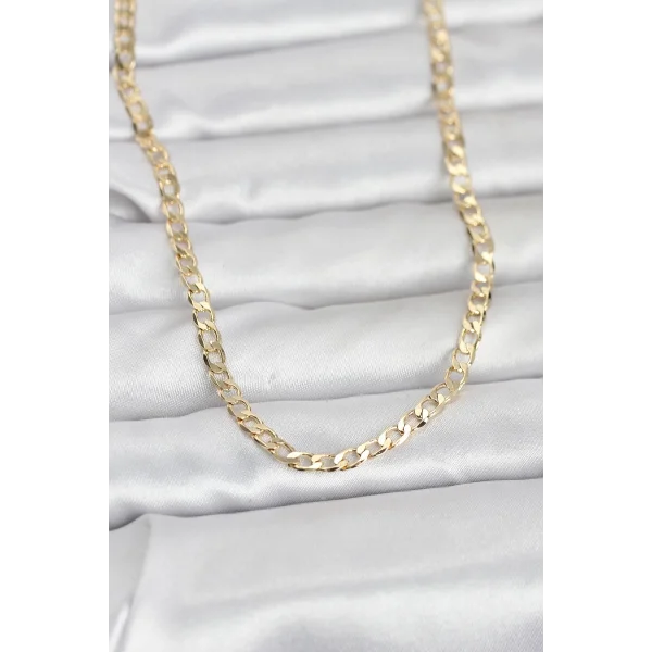 CM 14K Gold Renk Zincir Model 60 cm Kadın Kolye