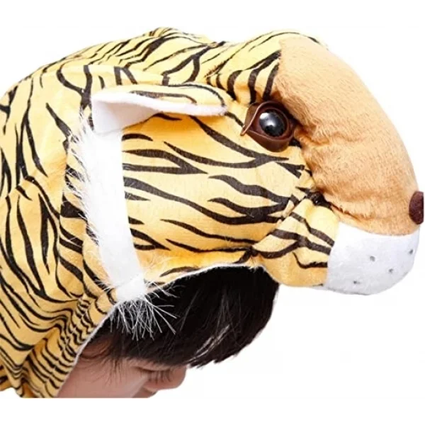 Çocuk Kaplan Kostumu - Aslan Kostümü 6-7 Yaş 120 Cm