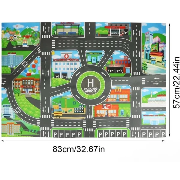 Çocuk Oyun Matı (mutlu Şehir Hayatı)