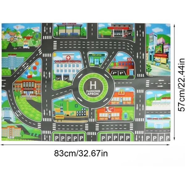 Çocuk Oyun Matı (mutlu Şehir Hayatı)