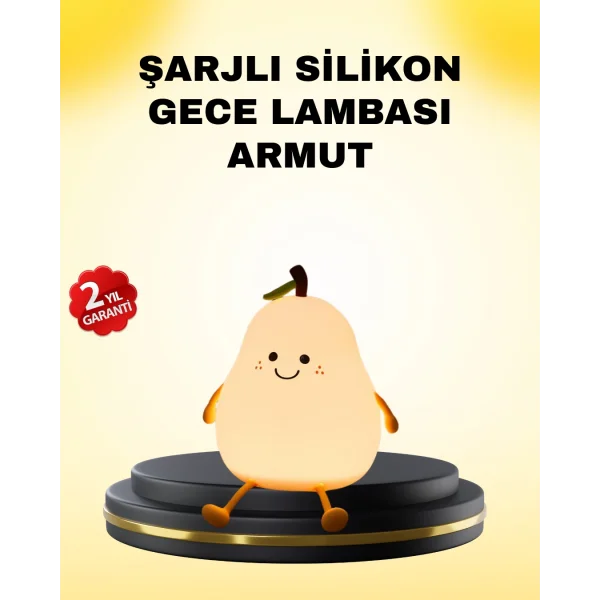 Dekoratif Armut LED Lamba Renk Ayarlı Şarj Edilebilir