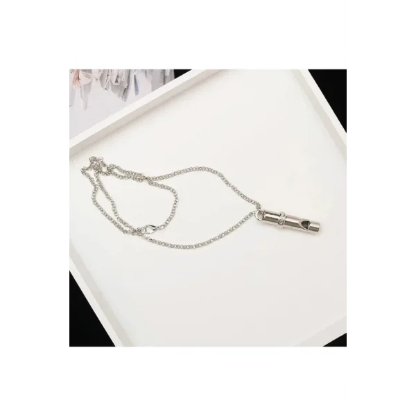 Deprem Düdüğü Çelik Kolye