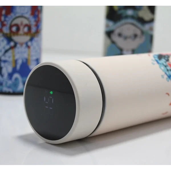 Dijital Göstergeli Paslanmaz Çelik Termos Alk247