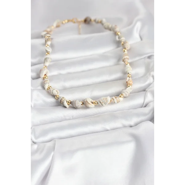 Doğal Deniz Kabuğu Dizi Kadın Kolye